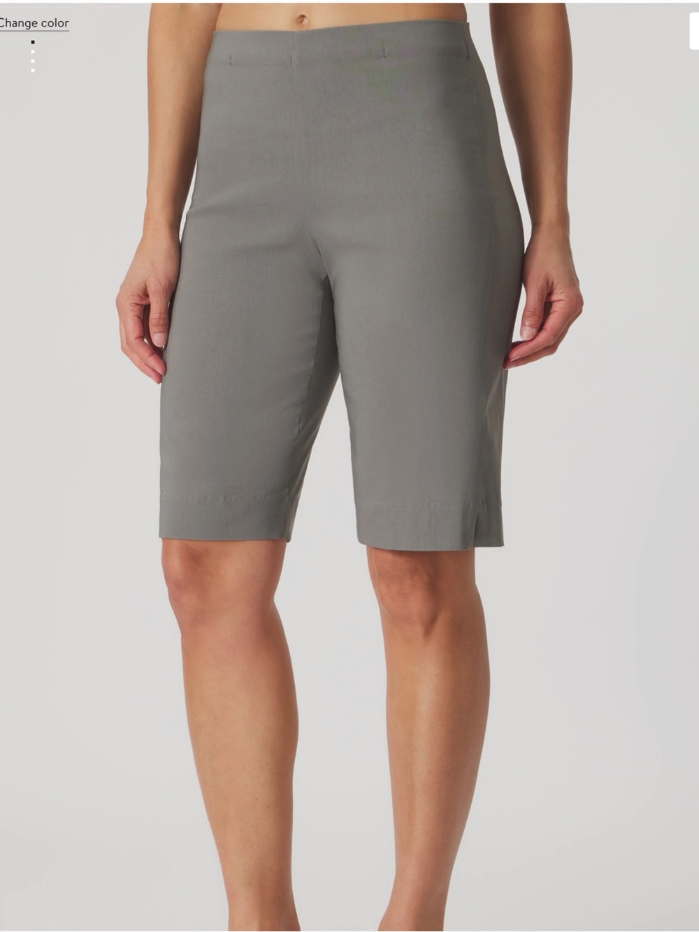 Franne Golde Slim Stretch Bermuda Short Size S